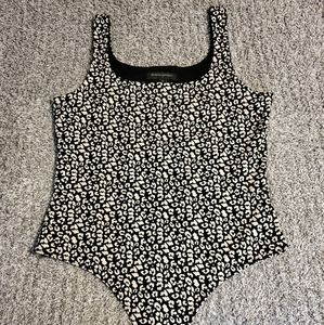 Banana Republic Factory, Cheetah Print Tank Top Bodysuit in Size M